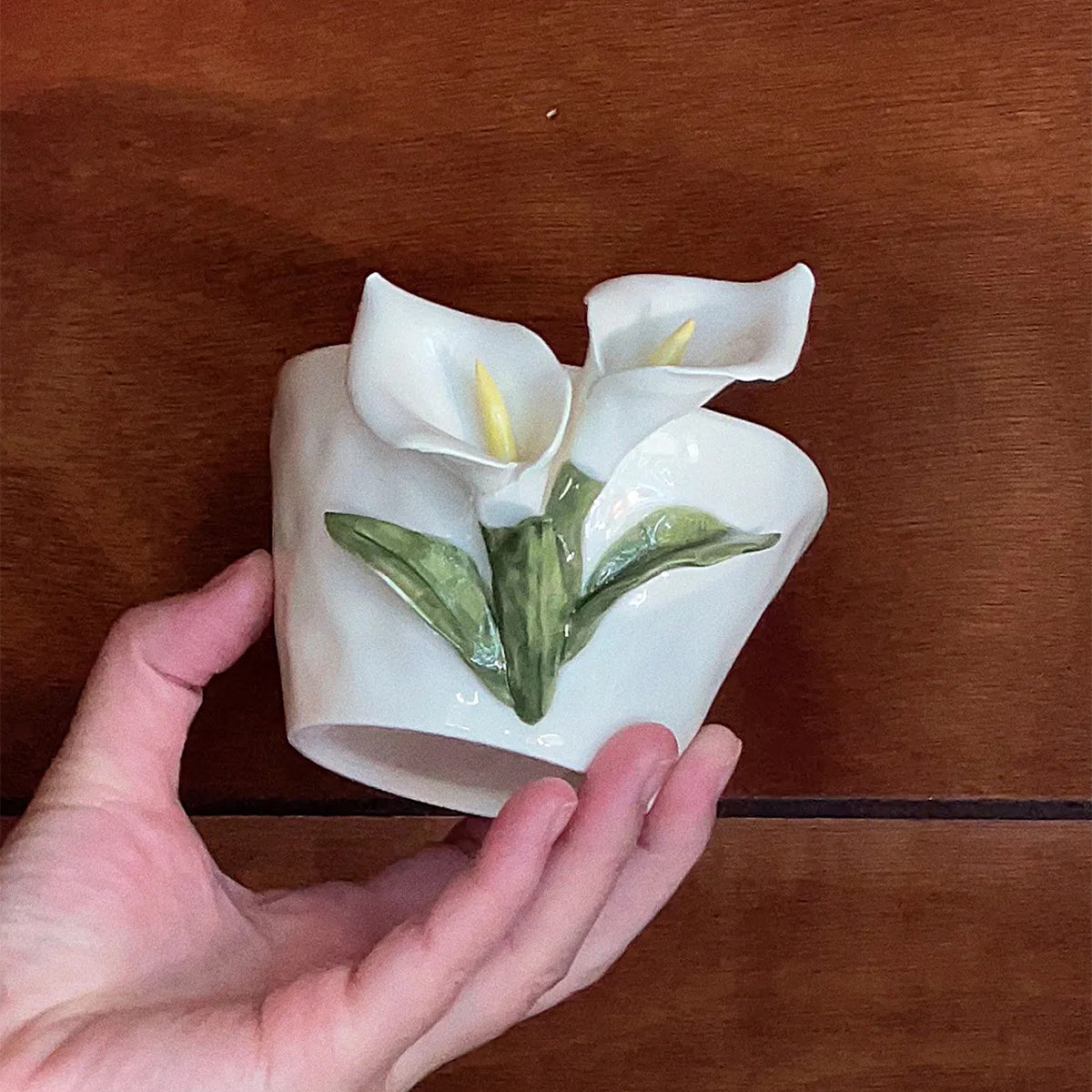 3D ceramic flower tea cup Chaliland