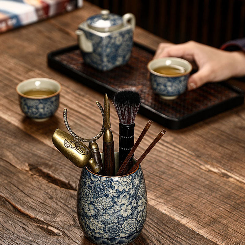 Blue&White Tea Ceremony Kung Fu Tea Set Tool Set Chaliland