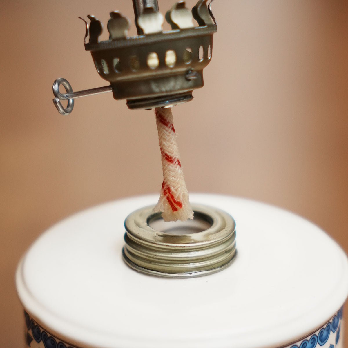 Blue and White Butter Lamp Chaliland