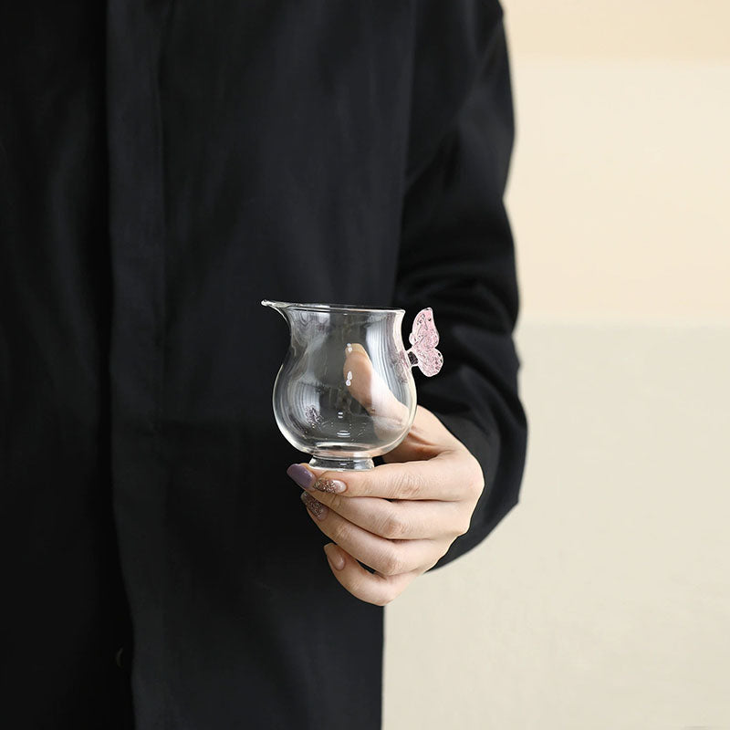 Points Products-Butterfly Glass Fairness Cup Chaliland