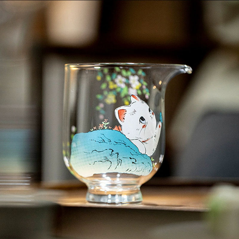 Points Products-Cat Teasing Butterfly High-footed Eagle-beak Fairness Cup Chaliland