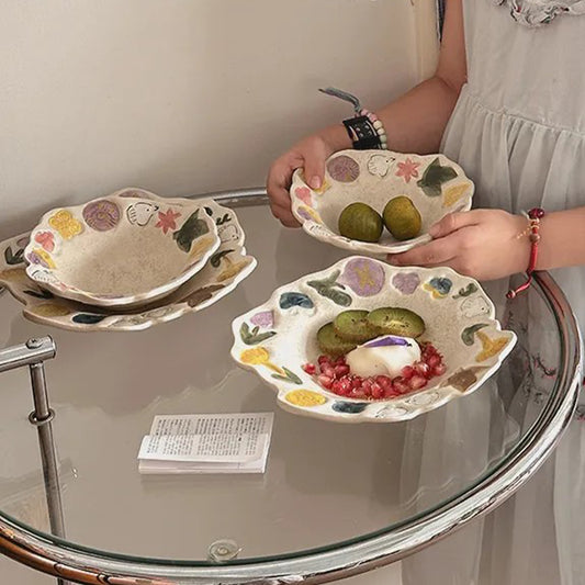 Flower and Bird Retro Bowl Chaliland