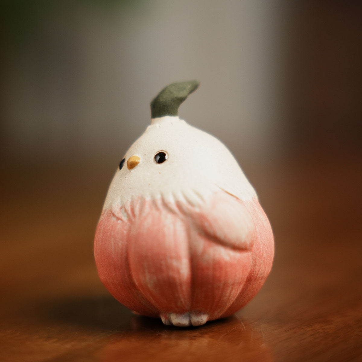 Garlic Chicks Purple Clay Tea Pet Chaliland