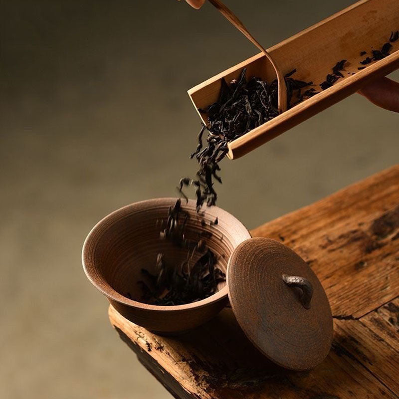 Handmade Unglazed Aged Rock Clay Chan Ding 80ml Gaiwan Chaliland