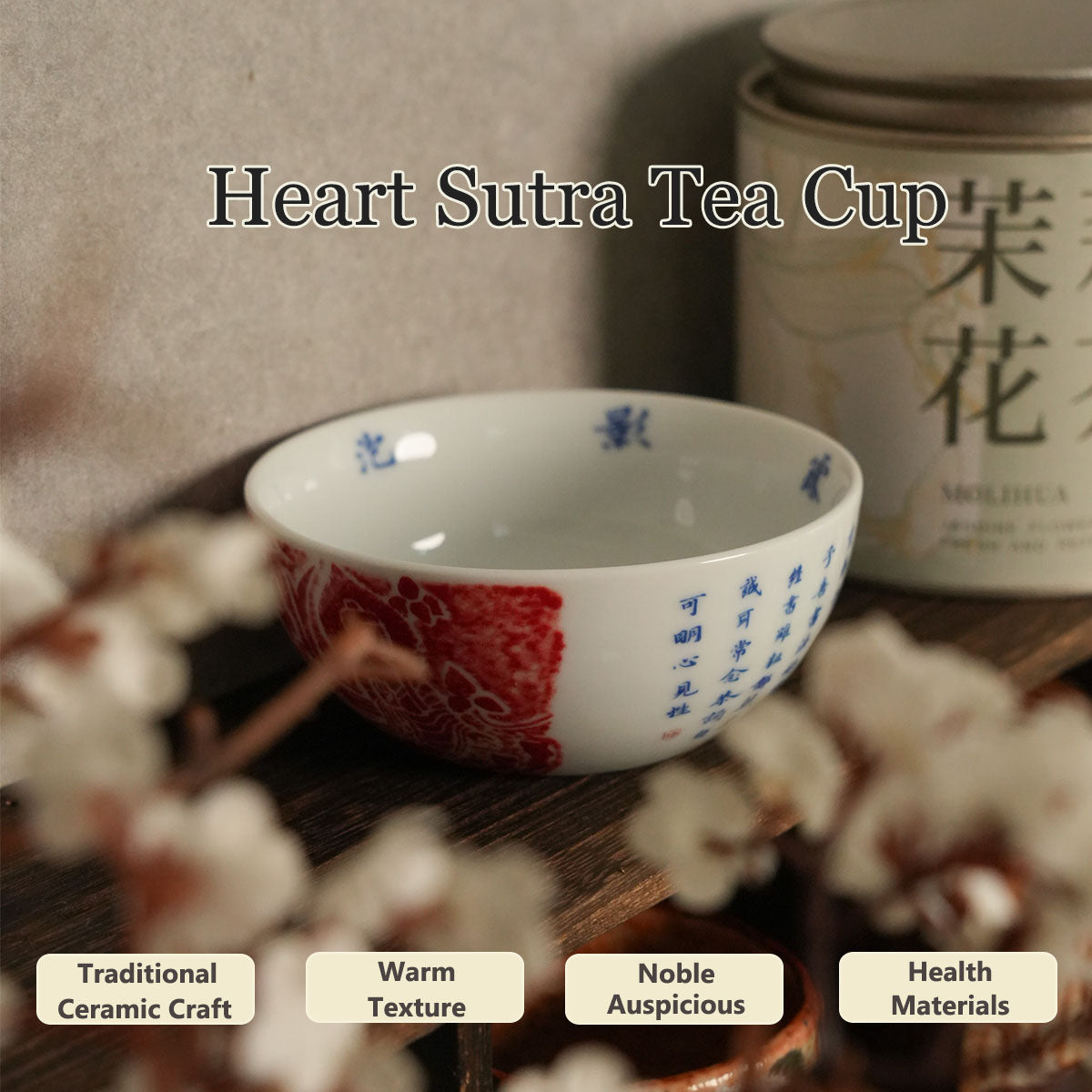 Heart Sutra Tea Cup Chaliland