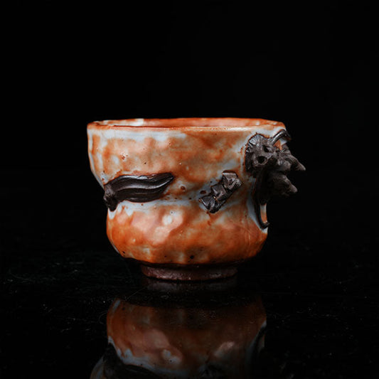 Shinoyaki-Jade Stick Loong Teacup Chaliland