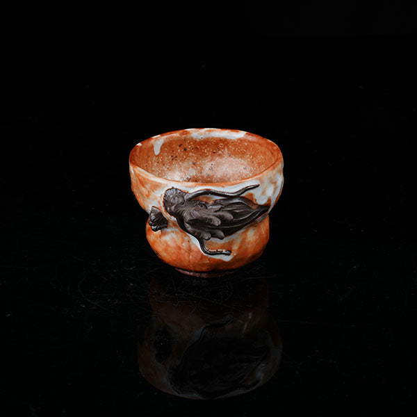 Shinoyaki-Jade Stick Loong Teacup Chaliland