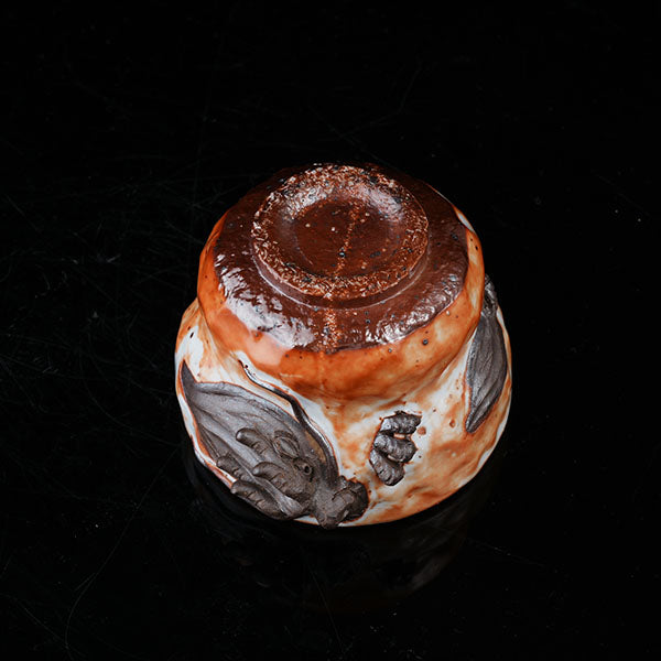 Shinoyaki-Jade Stick Loong Teacup Chaliland