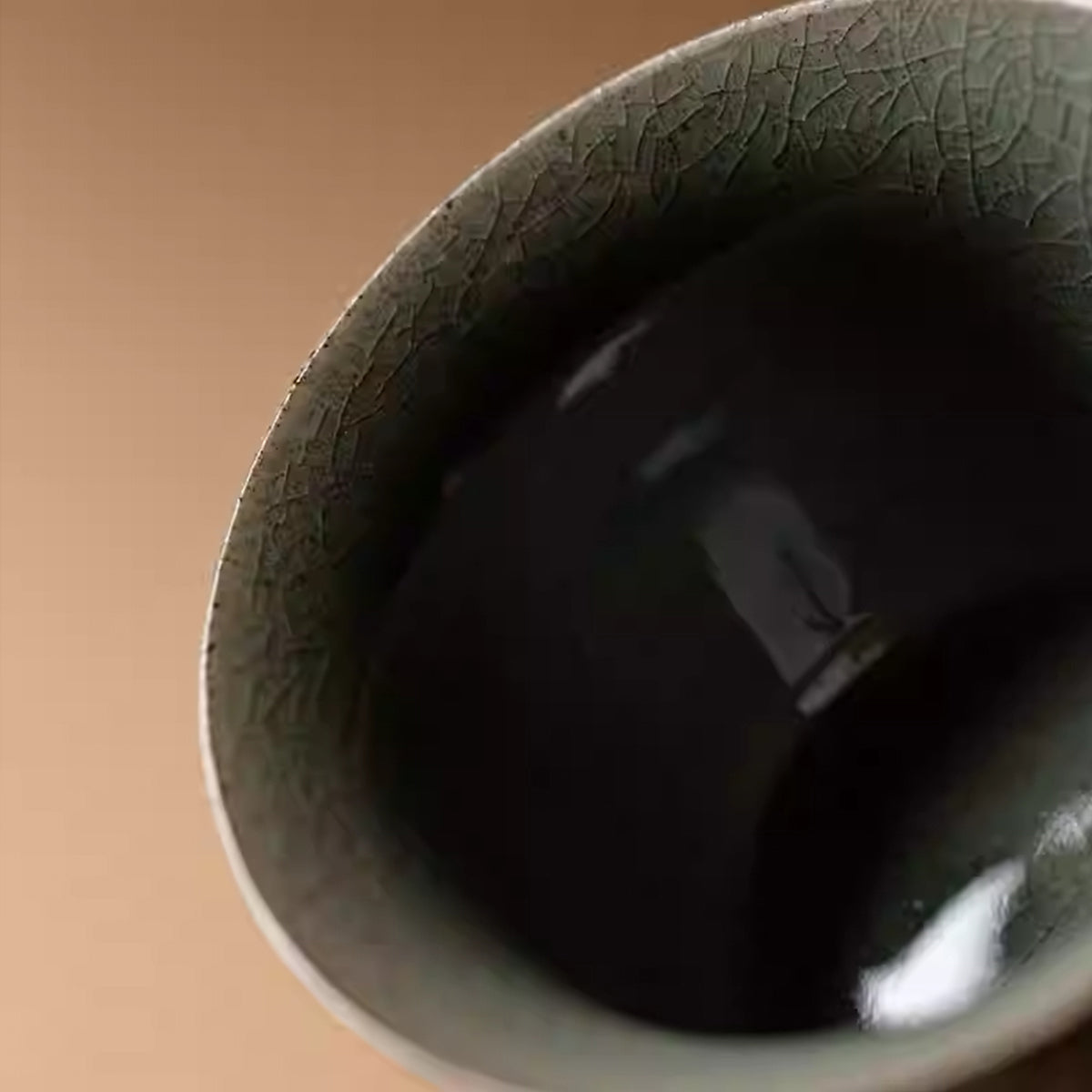 Vintage Clay Pottery Kiln-Changed Borneolite Glazed Gaiwan 100ml Chaliland