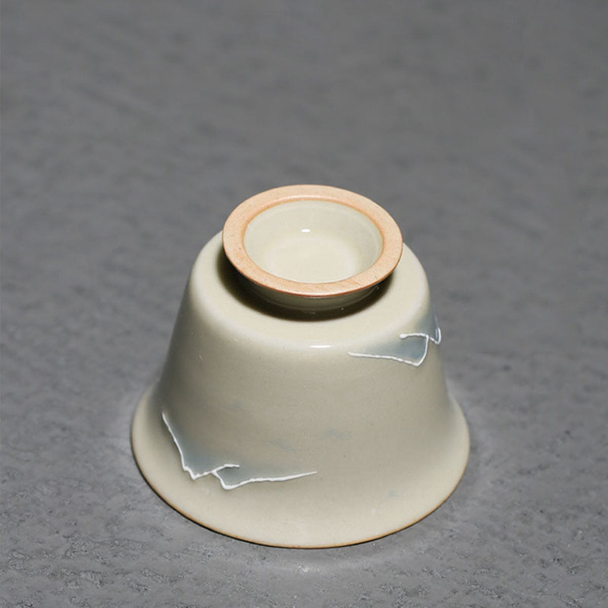 Wood Ash Hand-painted landscape teacup 40ml Chaliland