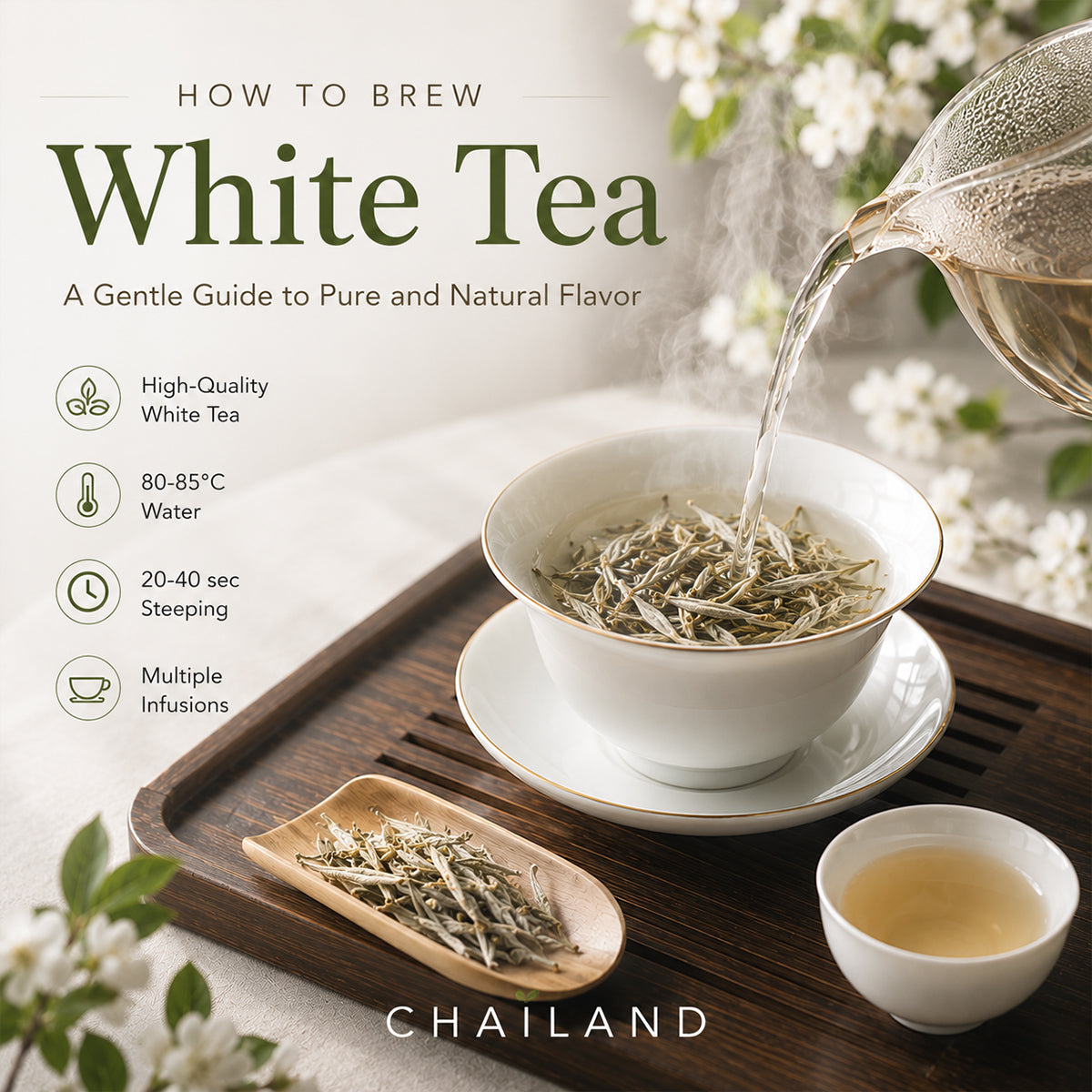 How to Brew White Tea: A Complete Guide to Gentle Tea Brewing JadePeakReserve