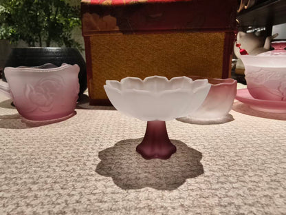 Glass-Lotus Whisper Glass Gaiwan Set – 8-Piece Collection Chaliland