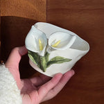 3D ceramic flower tea cup Chaliland