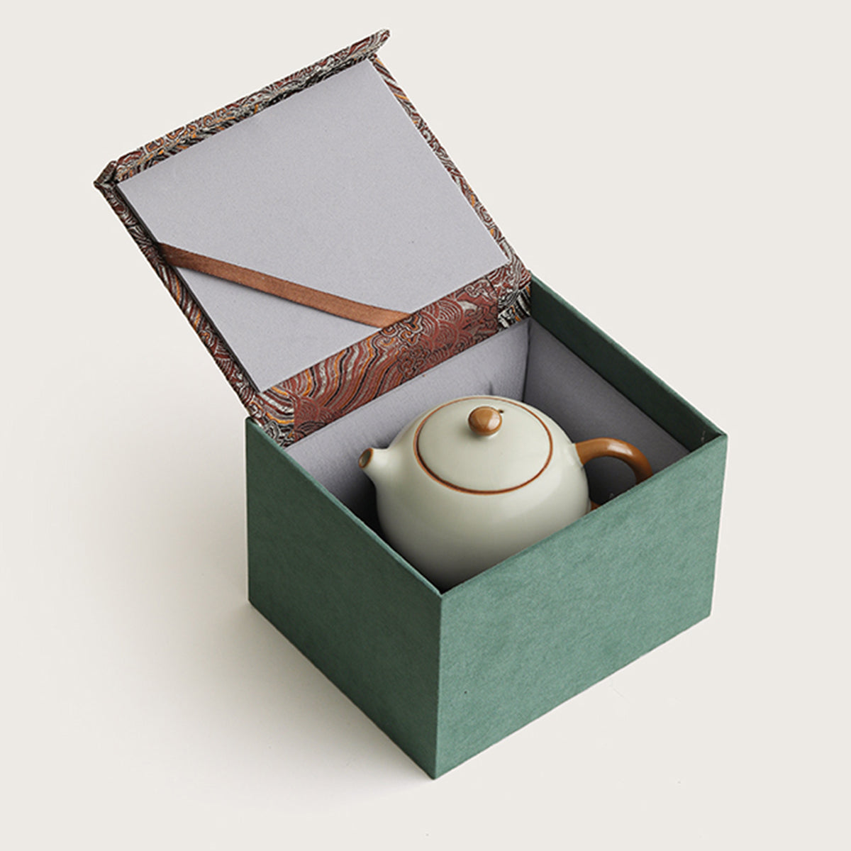 Ru Kiln-Beige Ru Kiln Xi Shi Teapot 250ml Chaliland