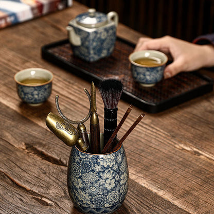 Blue&White Tea Ceremony Kung Fu Tea Set Tool Set Chaliland