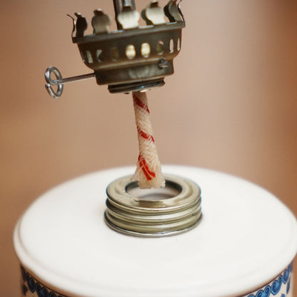 Blue and White Butter Lamp Chaliland
