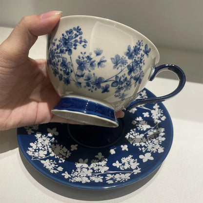 Blue and white porcelain retro teacup Chaliland
