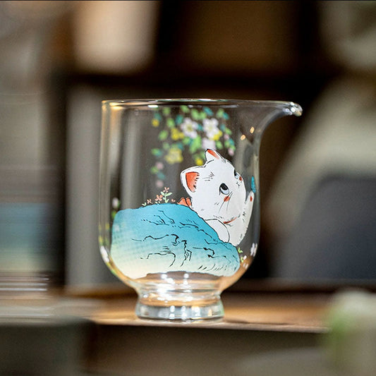 Points Products-Cat Teasing Butterfly High-footed Eagle-beak Fairness Cup Chaliland