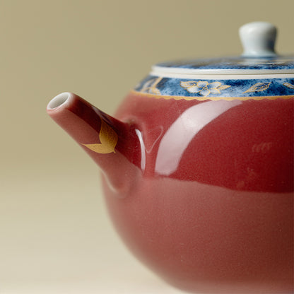 Ceramic - Butterfly Love Dragon and Phoenix Teapot - 150ml Chaliland