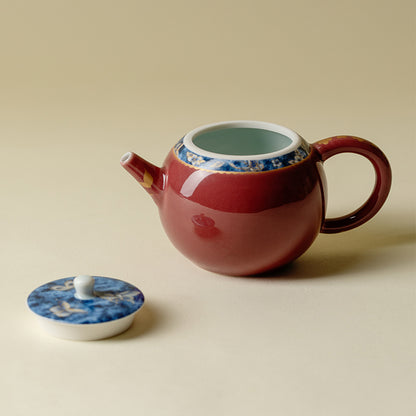 Ceramic - Butterfly Love Dragon and Phoenix Teapot - 150ml Chaliland