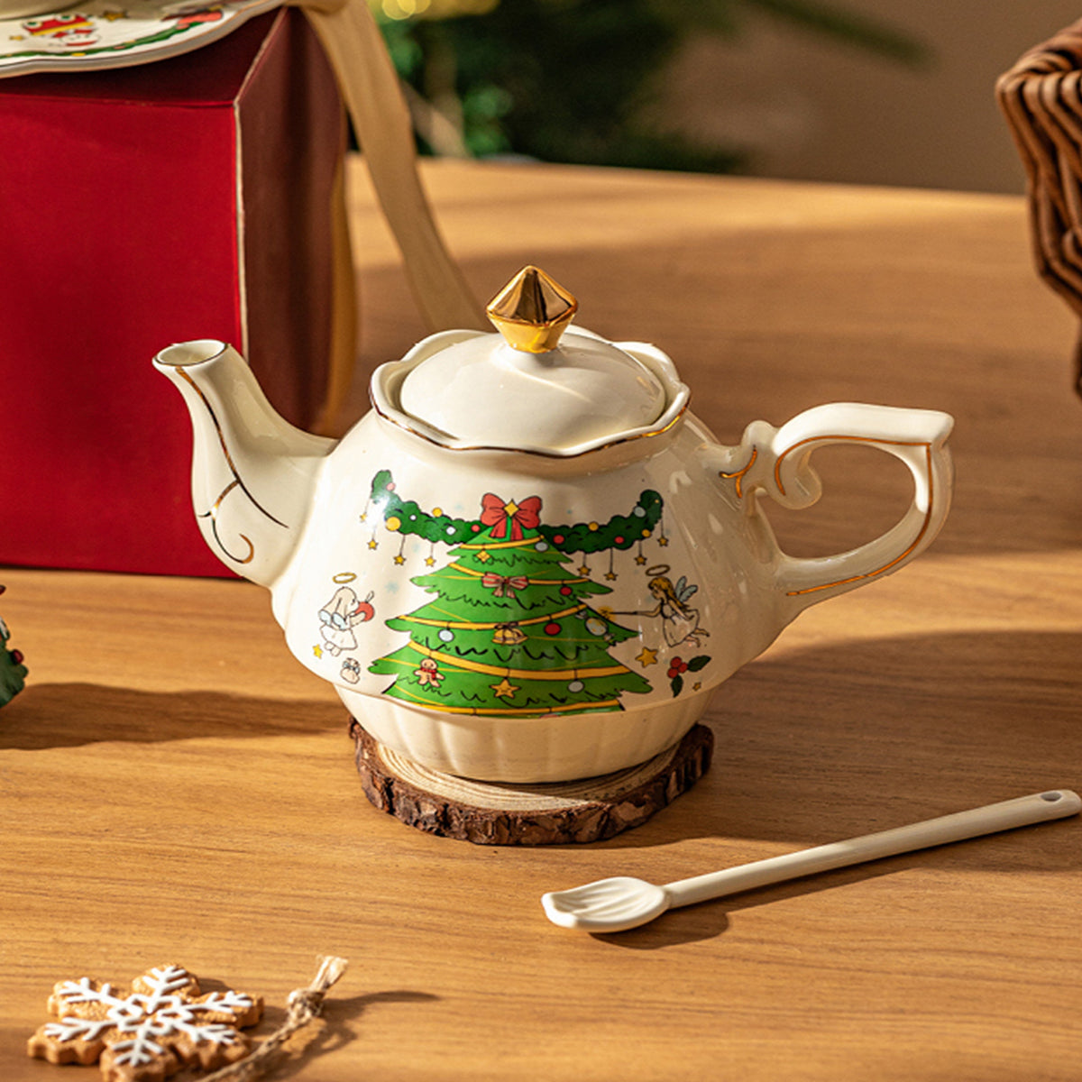 Ceramic - Christmas Letter Vase 870ml Chaliland