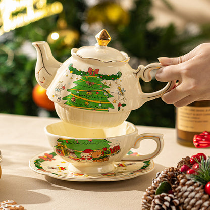 Ceramic - Christmas Letter Vase 870ml Chaliland