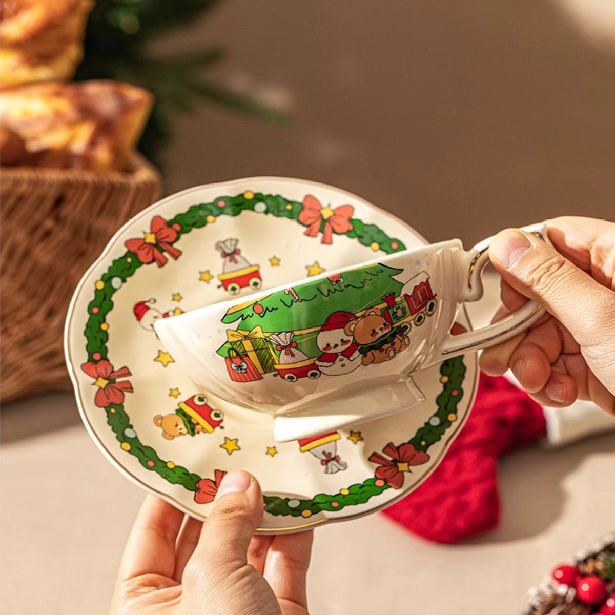 Ceramic - Christmas Letter Vase 870ml Chaliland