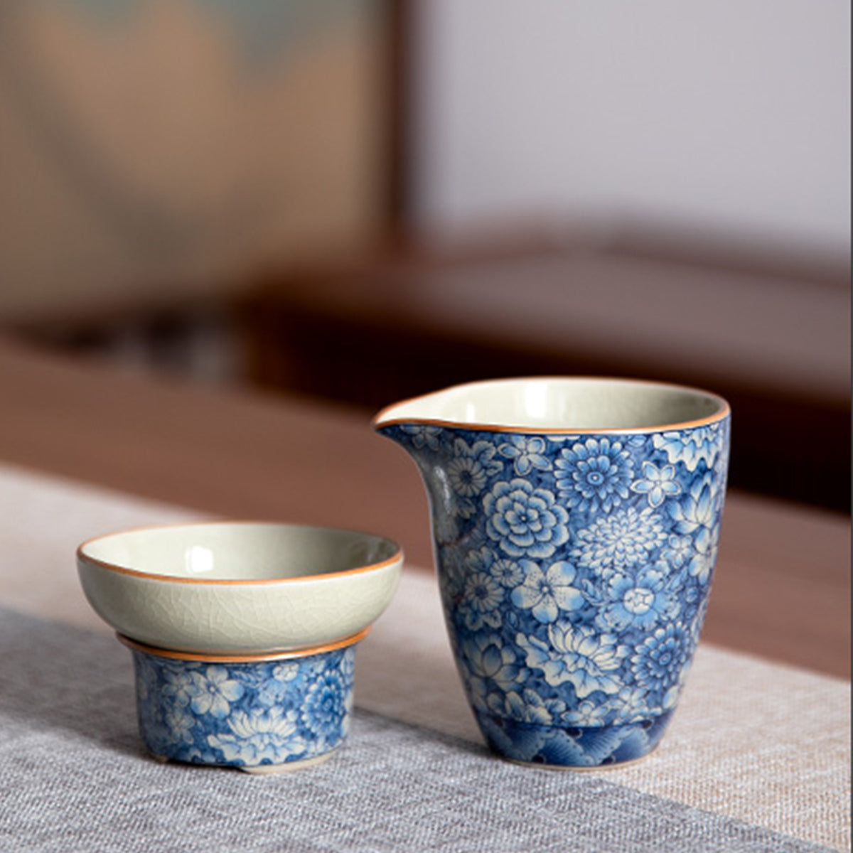 Ceramic - Flower 9-piece Mug Set Chaliland