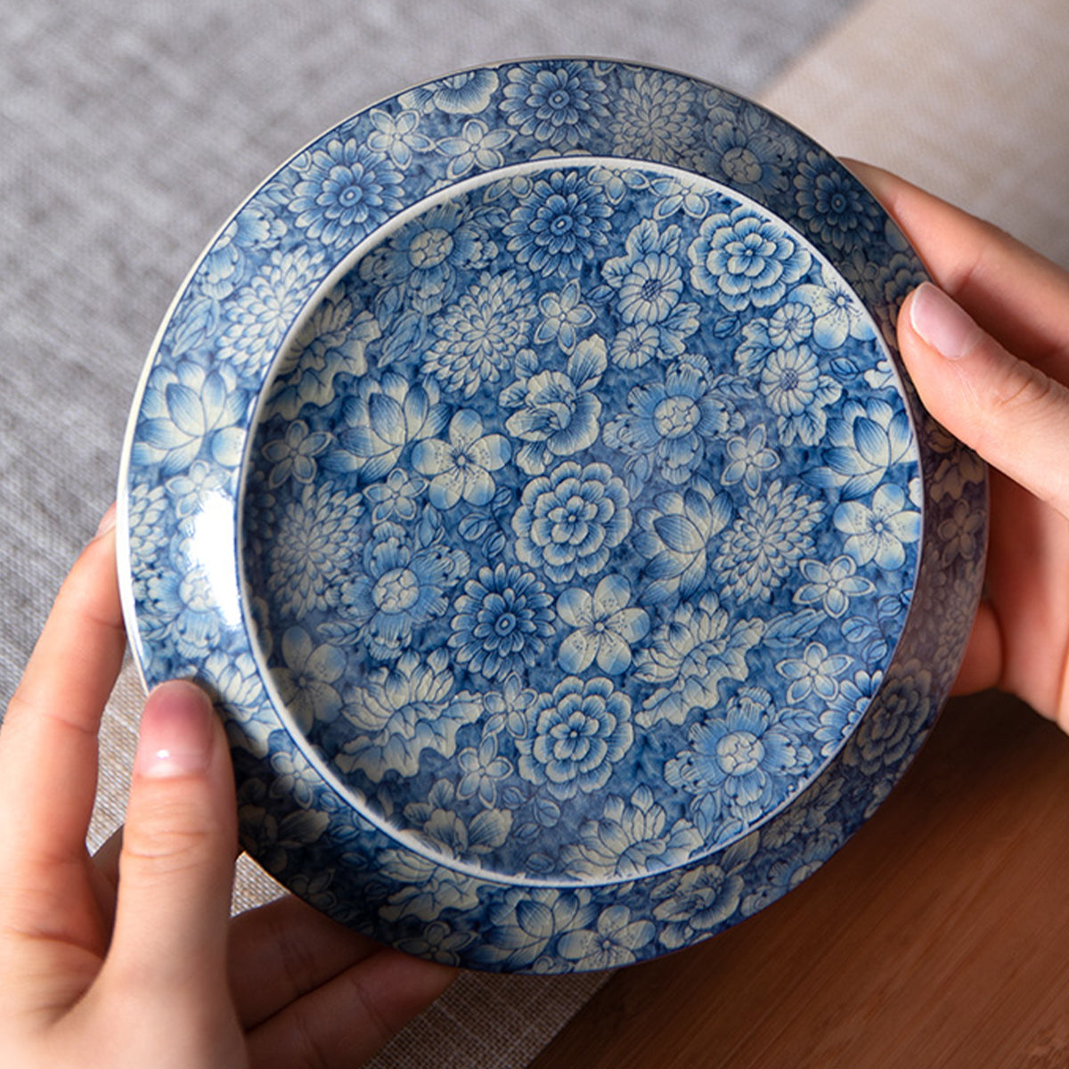 Ceramic - Flower 9-piece Mug Set Chaliland