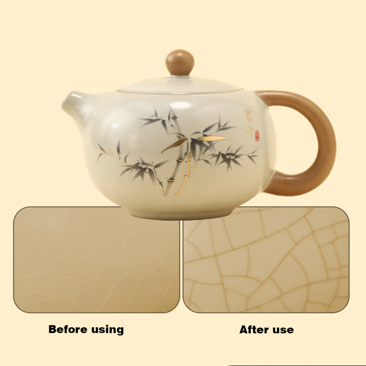 Ceramic - Misty Valley Chinese Retro Xi Shi Pot - 200ml Chaliland