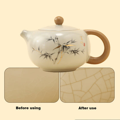 Ceramic - Misty Valley Chinese Retro Xi Shi Pot - 200ml Chaliland