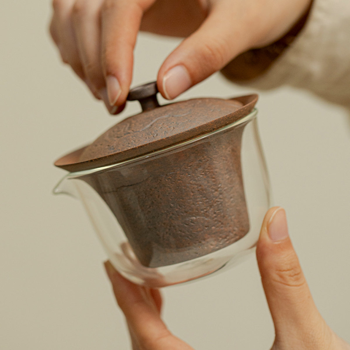Ceramic - Old Clay Pot and Two Cups Chaliland