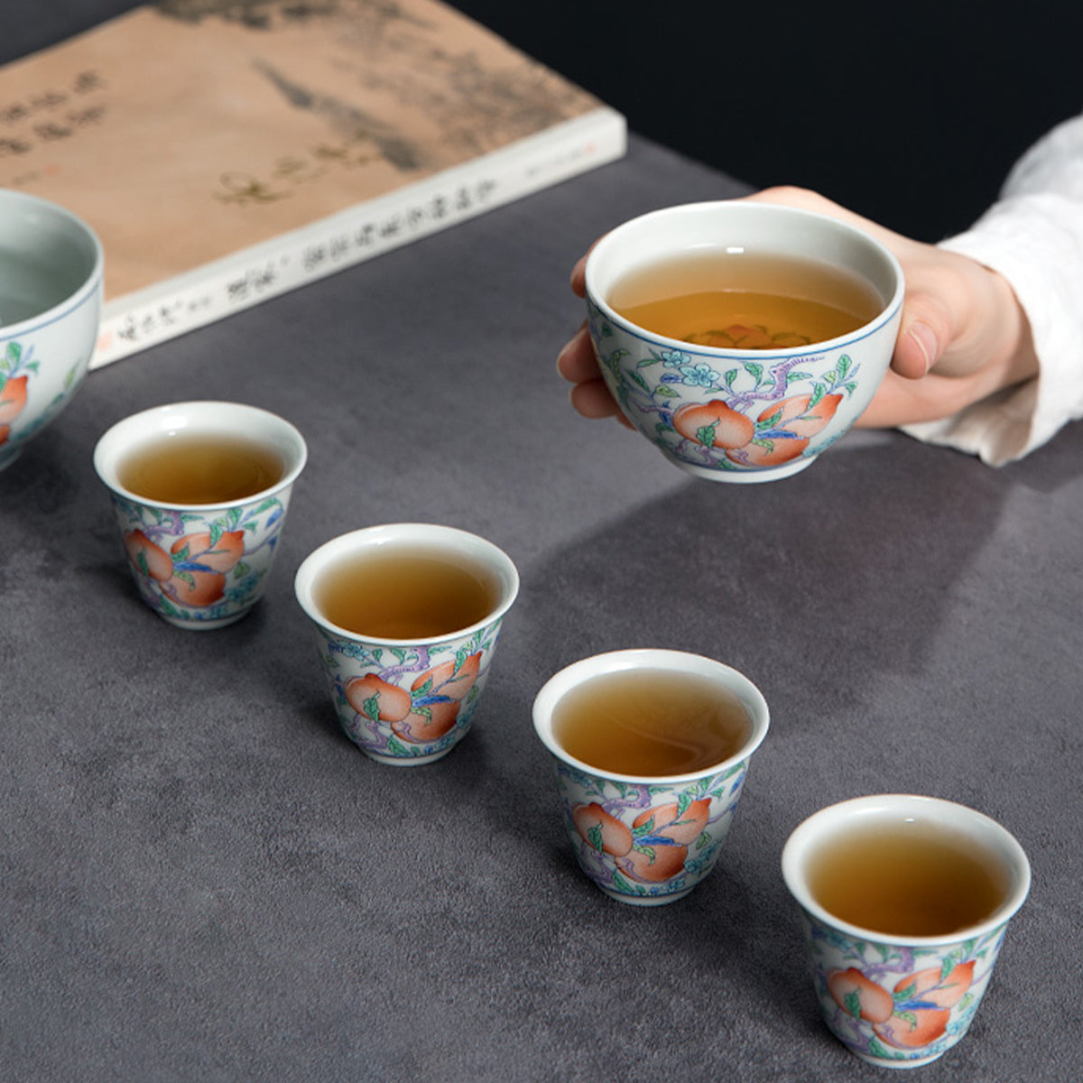 Ceramic - Peach Blossom Set Chaliland