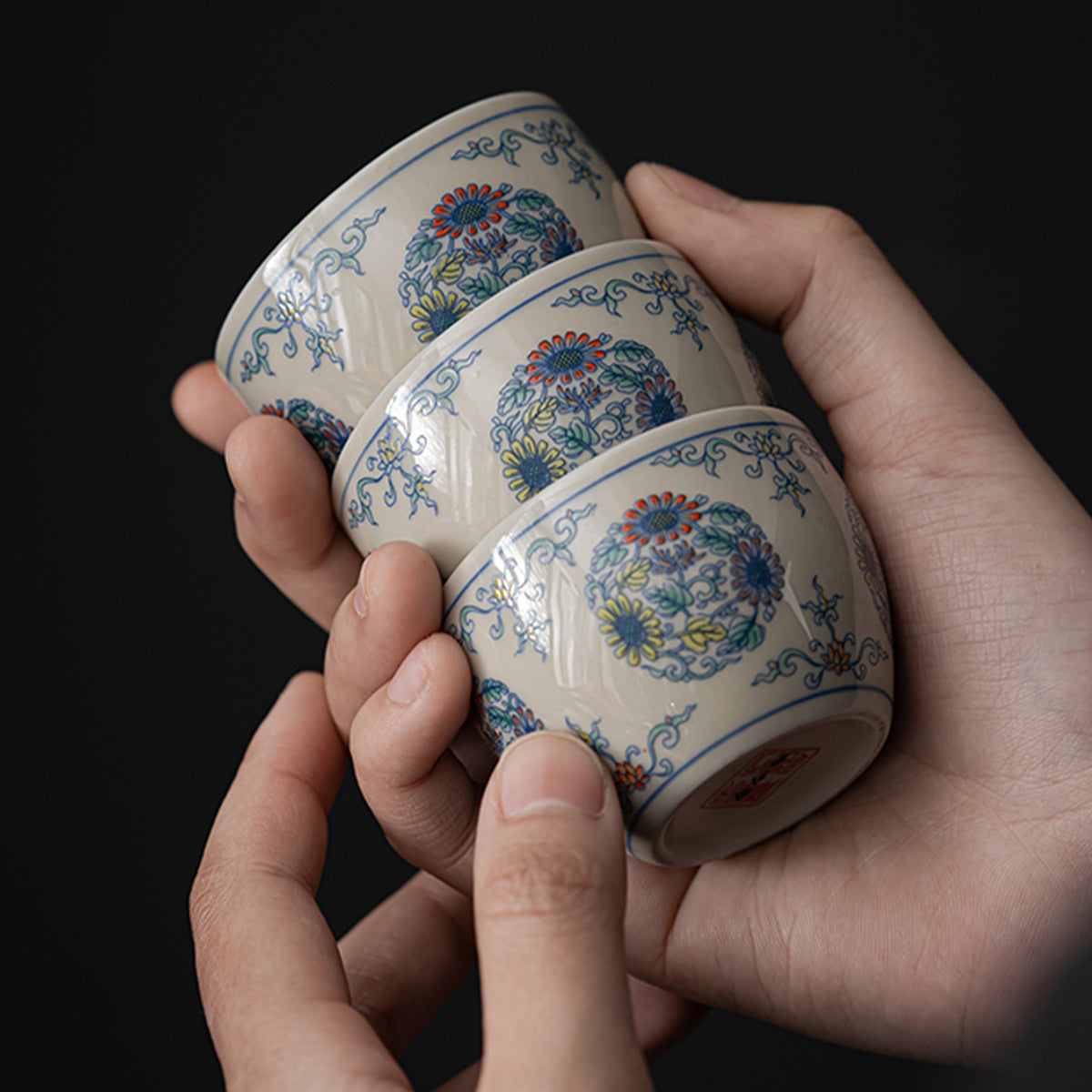 Ceramic - Sunflower Set of 9 Heads Chaliland