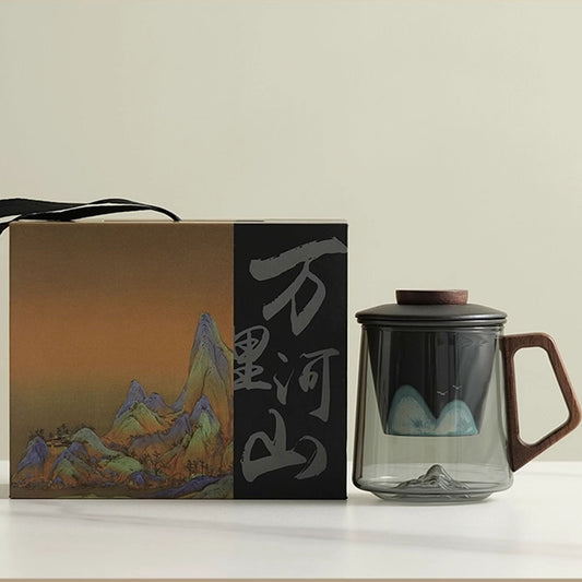 Glass-Chongshan Glass Tea Infuser Bottle 450ml Chaliland