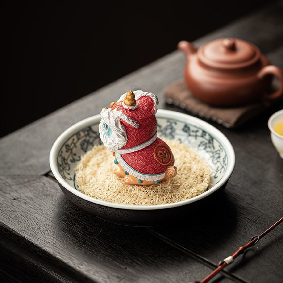 Resin-Color-changing tea pet, the lion of fortune and prosperity. Chaliland