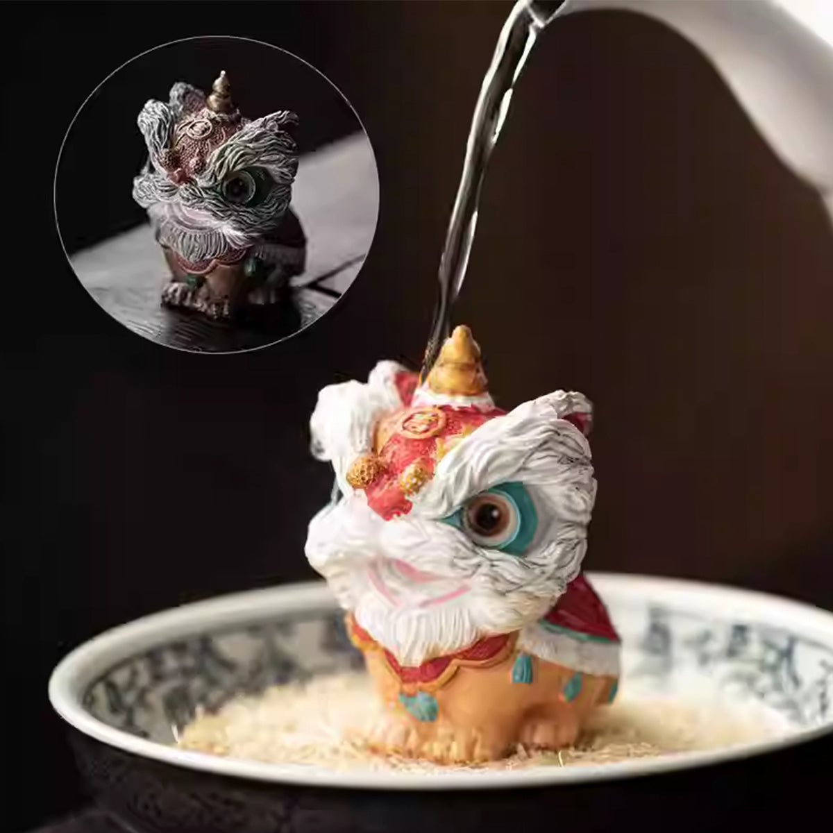 Resin-Color-changing tea pet, the lion of fortune and prosperity. Chaliland