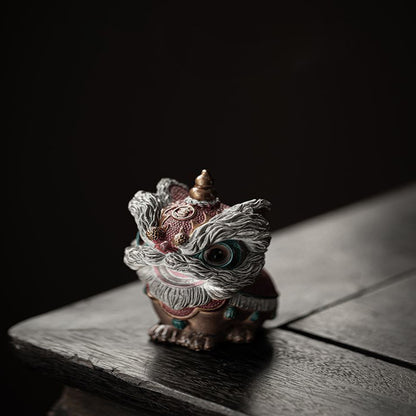 Resin-Color-changing tea pet, the lion of fortune and prosperity. Chaliland