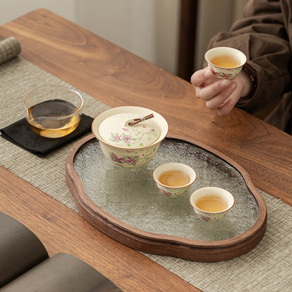 Compact tea set for little daisies Chaliland