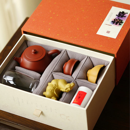 Cylindrical base Joyful Gift Box Set Chaliland