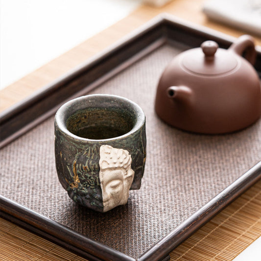 [Ceramic]Dunhuang A Moment of Thought Ceramic Teacup 75ml Chaliland