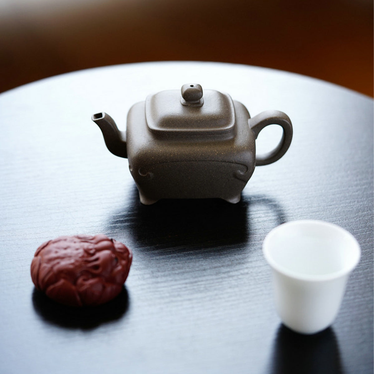 Four Seasons Auspicious Teapot, Cup, and Tea Pet Gift Set Chaliland