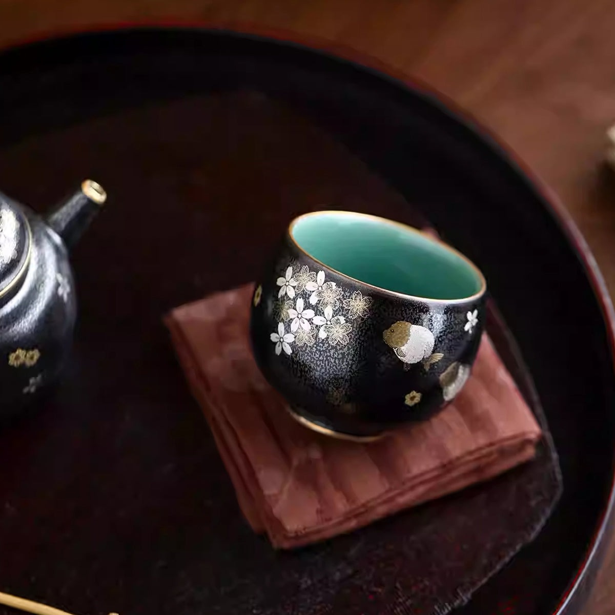 Gilded Tianmu - Abundance of Wealth - One Dragon Egg Cup, 100ml Chaliland