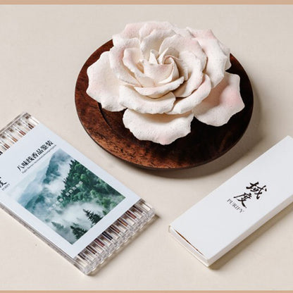 Hand-carved ceramic flower stand Chaliland