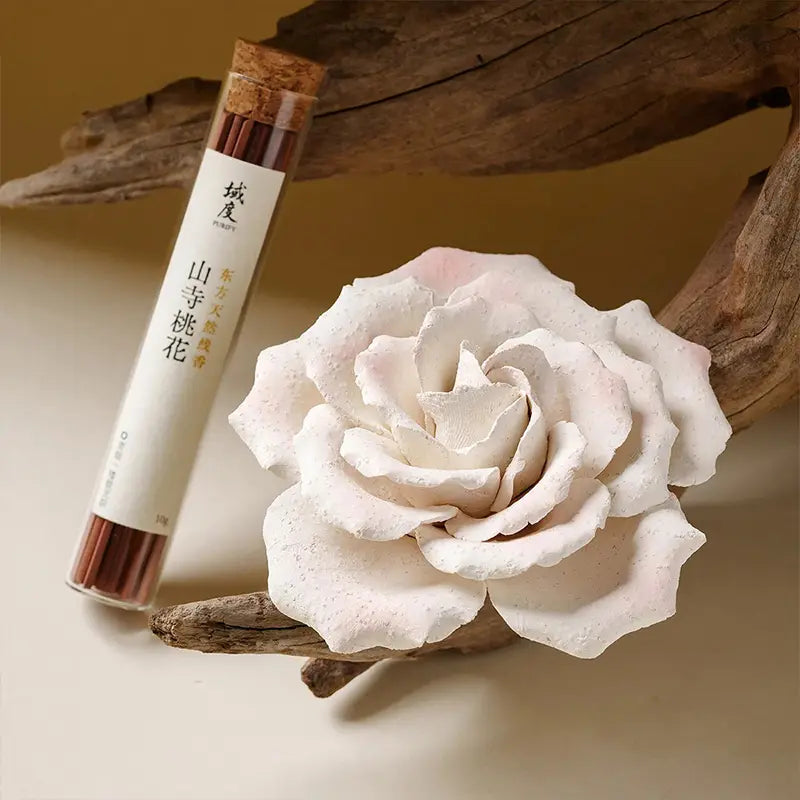 Hand-carved ceramic flower stand