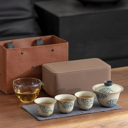 Hand-painted Qingyun covered bowl, 170ml Chaliland