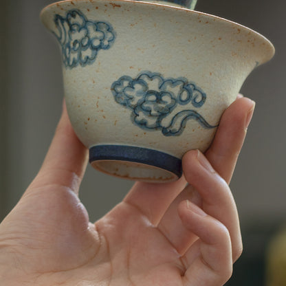 Hand-painted Qingyun covered bowl, 170ml Chaliland