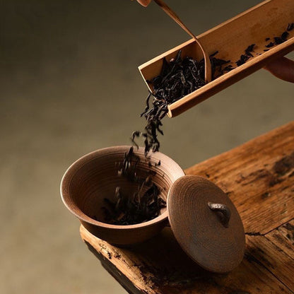 Handmade Unglazed Aged Rock Clay Chan Ding 80ml Gaiwan Chaliland