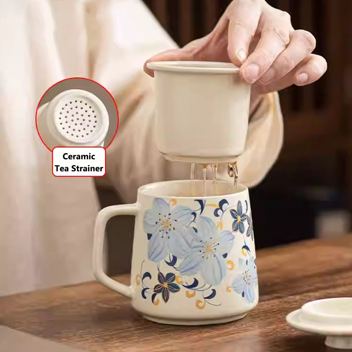 Linglan & Lily Tea Infuser Mug 360ml Chaliland