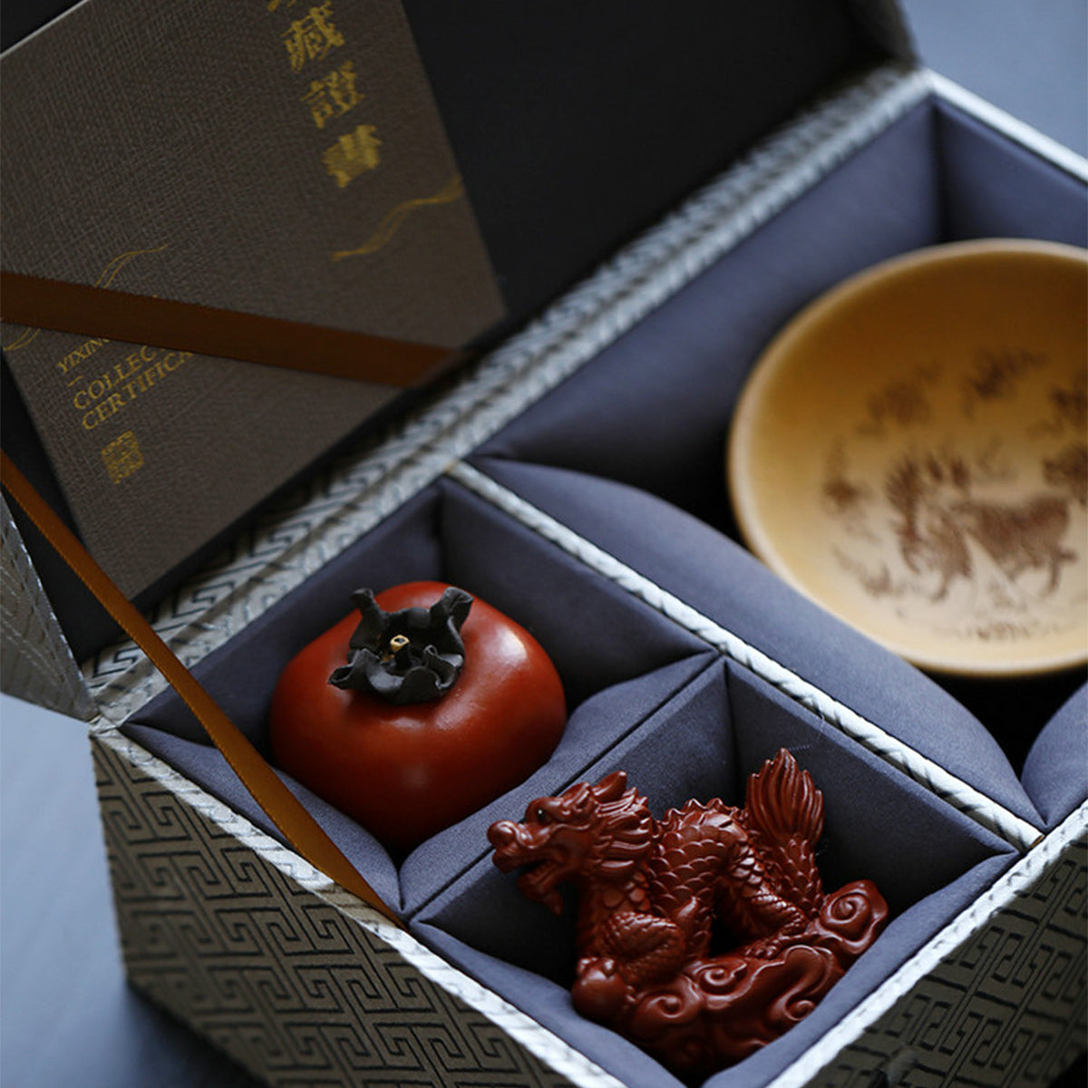 Lingye Yushu Tea Bowl and Pot Holder Chaliland